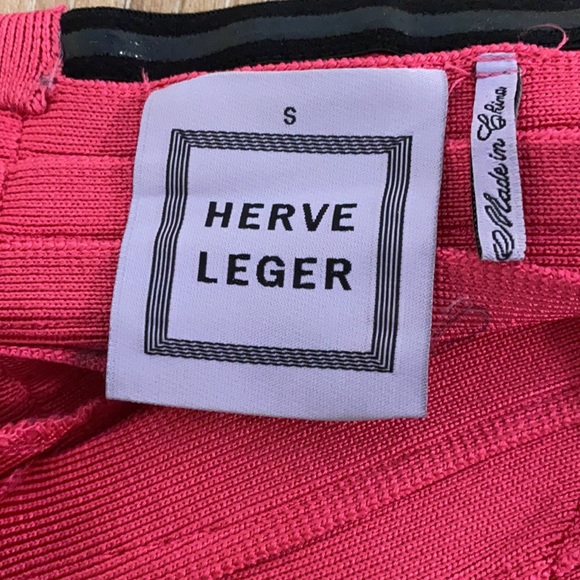 Herve Leger Strapless Bandage Dress - Picture 4 of 4